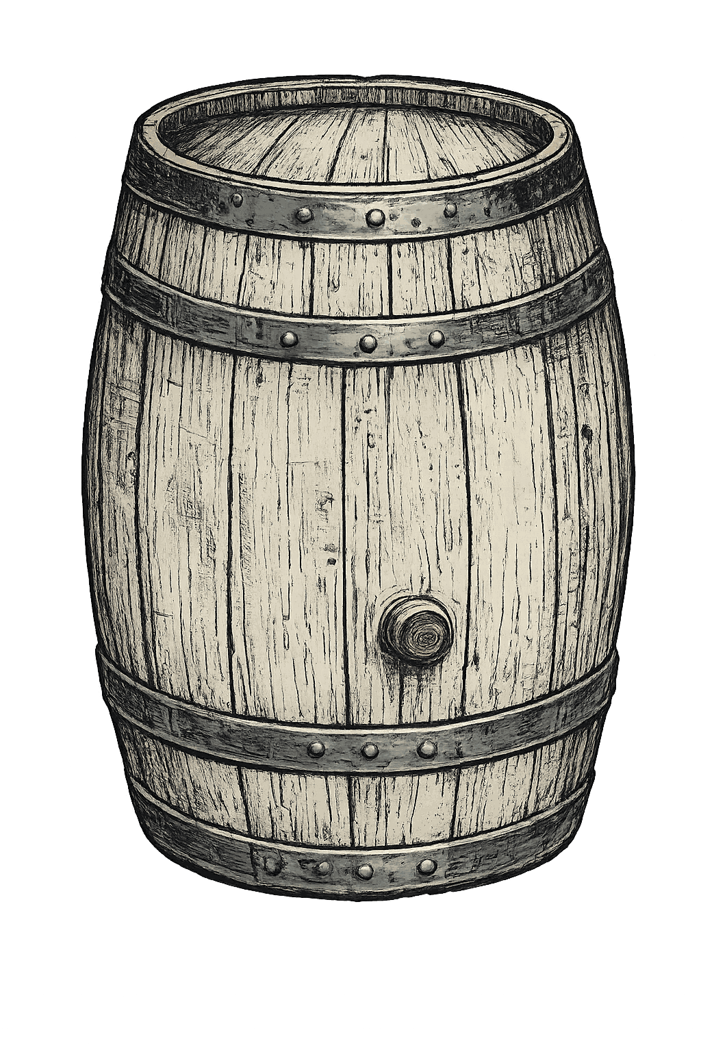 Barrique de vin dans une cave à Grenoble